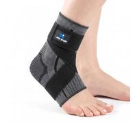 X-PRO SPORT Tobillera Ortopédica Estabilizadora con Correas Cruzadas Ajustables - Soporte de Tobillo con Compresión, Antideslizante y Transpirable, para Esguince, Dolor y Recuperación (XL)