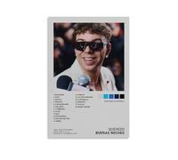 X psblty BUENAS NOCHES - Póster de lienzo de alto nivel de apariencia de Quevedo, arte moderno de pared para sala de estar, dormitorio, decoración del hogar, 20 x 30 cm, sin marco, estilo 7