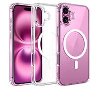 X psblty Carga Inalámbrica Magnética For Funda Magsafe, Compatible con iPhone 17 16 15 14 13 12 11 Pro MAX Plus Mini, Funda Trasera Transparente(14 Plus)