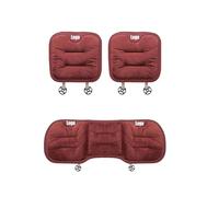 X psblty Cojín Felpa Asiento Alfombrilla De Franela Lavable Asientos para Serie 3, 325, 5, 525, 7, GT/i3/X3/X5(Red)