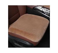 X psblty Cojín Felpa Asiento Cojín Universal Felpa Gruesa para Asiento Coche, Funda para Delantero, Piel Conejo Imitación Forro Polar para Calidez Otoño Invierno(Camel)