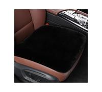X psblty Cojín Felpa Asiento Cojín Universal Felpa Gruesa para Asiento Coche, Funda para Delantero, Piel Conejo Imitación Forro Polar para Calidez Otoño Invierno(Black)