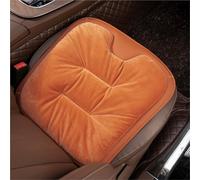 X psblty Cojín Felpa Asiento Funda Asiento Coche Franela 3D para Juke F15 F16, Cojín Felpa Cálido Invierno, Almohadilla Protectora Antideslizante Silla Delantera(Yellow Front)