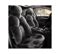 X psblty Cojín Felpa Asiento Fundas Cálidas De Felpa para Asiento Coche, Cojín Protector Universal Piel Larga para Delantero, Accesorios para Automóvil, 5 Uds(5pcs Black)