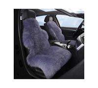 X psblty Cojín Felpa Asiento Fundas De Asiento Piel para Coches, 1 Uds., Cojín Universal para Coche, Lana Larga Cálida(Gray-Blue)