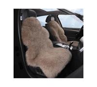 X psblty Cojín Felpa Asiento Fundas De Asiento Piel para Coches, 1 Uds., Cojín Universal para Coche, Lana Larga Cálida(Brown)