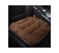 X psblty Cojín Felpa Asiento Fundas para Asientos Coche, Cojines Cortos Forro Polar Cálido, Juego 3 Piezas para Coches Deportivos A3, A1, A4, A5, A6, A6L, A7 Y A8(1 Brown (Front))