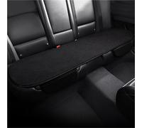 X psblty Cojín Felpa Asiento Juego Universal Fundas para Asientos Coche Forro Polar 3 Piezas: Cojines Delanteros Y Traseros Cálidos para Invierno con Antideslizante(Black (Back))