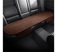 X psblty Cojín Felpa Asiento Juego Universal Fundas para Asientos Coche Forro Polar 3 Piezas: Cojines Delanteros Y Traseros Cálidos para Invierno con Antideslizante(Brown (Back))