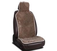 X psblty Cojín Felpa Asiento Universal Lambskin & Wool Car Seat Covers Set - Warm Winter & Autumn Cushions with Anti-Slip Design, 45x45cm Front / 135x45cm Rear(Gray)