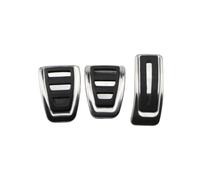 X psblty Cubierta del Pedal del Reposapiés del Freno De Combustible De Acero Inoxidable, Compatible con Pedales De Coche Deportivos Audi A4 B9 A5 F5 2016-2019 Sedan Avant(MT 3 PCS)