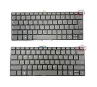 X psblty Español de EE. UU. Francés, Compatible con Lenovo, Yoga, 520-14IKB 720-15IKB V330-14isk V330-14ikb V130-14ikb Laptop Reemplazo de Teclado retroiluminado(SP Gray Backlit)