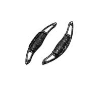 X psblty Extensión Paleta Cambio Volante Coche Para Caramry Para Corolla Para Avalon Palanca Cambios Fibra Carbono ABS Levas Cambio Volante Coche(Satin black)