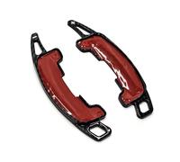 X psblty Levas Cambio Para Land Para Rover Velar Evoque Defender Discovery 5 Para Jaguar XEL XFL F-PACE Cubierta Palancas Cambio Volante Coche(Carbon Black)