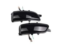 X psblty Luces Traseras Indicador De Señal Giro Del Espejo Retrovisor LED Para Volvo C30 C70 S40 S60 V40 V50 V70 2008-2010(Blue-Yellow)