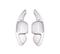 X psblty Para A3 Para S3 Para A4 Para A5 Para A6 Para A8 Para Q5 Para Q7 Paletas Cambio Volante Automóvil Pegatinas Velocidad Engranaje Extensibles Levas Cambio Volante Coche(Silver)