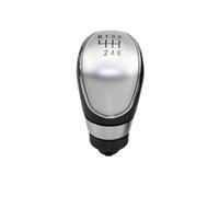 X psblty Para Ford Fiesta 2008 2009 2010 2011 2012 Accesorios Estilo Coche 5 6 Velocidades Perilla Cambio Marchas Manual Funda Maletero Collar Pomos Palanca Cambios(6 Speed Black)