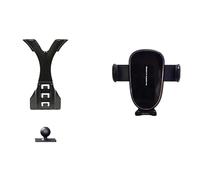 X psblty Soporte Móvil Coche para Benz para CLA 200 2013-2019 Soporte Teléfono para Coche 360 Giratorio Silicona Antideslizante 15W Carga Inalámbrica Suporte Telemovel Carro(Base and Holder 2)