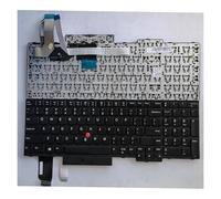 X psblty Teclado con distribución Estadounidense, Compatible con Lenovo, IBM, ThinkPad, E580, E585, E590, E595, L580, T580S, T590, P52, P53, P72, SN5372, 01YP668, SN20P34203, TP00095A(with Point US)