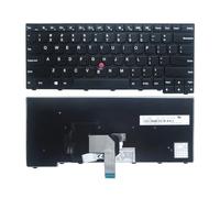 X psblty Teclado en inglés, Compatible con Lenovo, ThinkPad, L440, L450, L460, L470, T431S, T440, T440P, T440S, T450, T450S, E440, E431S, T460. Sin retroiluminación.(No Mouse Stick)