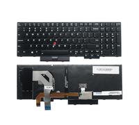 X psblty Teclado en inglés Estadounidense, Compatible con Lenovo, Compatible con Thinkpad, T570, T580, P51S, P52S. Teclado 01ER582 01ER541 SN20M07934(US NO Backlit2)