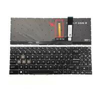 X psblty Teclado for portátil MSI con distribución RU/US, Compatible con MS-15H1/15H2/15K1/15HK/17S1/1585/1583, Cyborg 15 A12V/A13V/A13U/A13VF y Cyborg 15 AI A1V.(Thick RGB US)