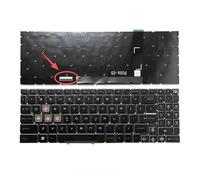 X psblty Teclado for portátil MSI con distribución RU/US, Compatible con MS-15H1/15H2/15K1/15HK/17S1/1585/1583, Cyborg 15 A12V/A13V/A13U/A13VF y Cyborg 15 AI A1V.(Buckle RGB US)