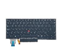 X psblty Teclado retroiluminado US IT DE GR CFB TH CH SWS FR EE ES SP IS BE SE FI, Compatible con Lenovo, Thinkpad, X1 Carbon 7.ª y 8.ª generación, portátil AZERTY(CFB Canadian French)