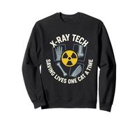 X-Ray Tech Saving Lives One Cat At A Time Humor Radiología Sudadera