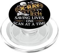 X Ray Tech Saving Lives One Scan At A Time Radiología PopSockets PopGrip para MagSafe