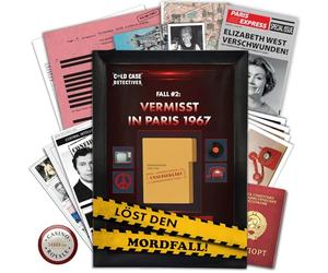 X-SCAPE - Cold Case Detectives Juego de Crimen - Caso #2 Desaparecido en París 1967 - El Juego de Escape Room