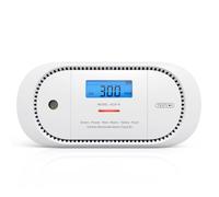 X-Sense Alarma detectora de monóxido de Carbono con Pantalla Digital LCD, Alarma detectora de CO con batería reemplazable de 5 años y Memoria del Valor Pico, XC01-R