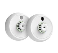 X-Sense Detector de calor interconectado inalámbricamente con batería sellada de 10 años y fácil instalación, detector de calor compatible con estación base, XH02-M, paquete de 2