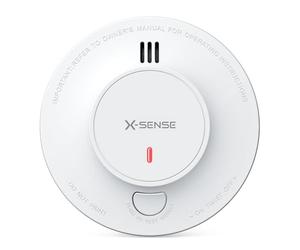 X-Sense - Detector de humo conectado, función con la aplicación, estación base SBS50 requerida, vida útil de 10 años y batería reemplazable, SD19-MN, paquete de 1