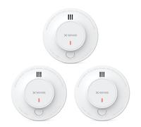 X-Sense Detector de humo inalámbrico Smart con batería de 10 años (no incluye estación base), detector de incendios fotoeléctrico compatible con SBS50 base SD19-MN (3 unidades)
