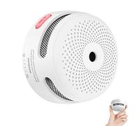 X-Sense Detector de humo independiente, batería de 10 años, no compatible con estación base, mini detector de incendios, detector de humo con botón de silencio, juego de 1 unidad
