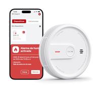X-Sense Detector de Humo Inteligente para el Hogar, Vida Útil de 10 Años con Batería Reemplazable, Función Wi-Fi y App, Modo Nocturno, XS0E-iR, 1 Unidad