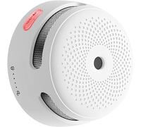 X-Sense Detector de Humo WiFi, Alarma con Notificaciones al Móvil y Silencio Remoto (Requiere Base SBS50), Certificado EN 14604, Batería Reemplazable de 5 Años de Duración, 85 dB, XS01-M, 1 Ud