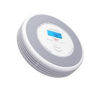 X-Sense Detector de Humo y CO, Detector Combinado Independiente de Humo y monóxido de Carbono con Salida de Voz, batería reemplazable, no Compatible con App y SBS50, XP0A-SR, Paquete de 1 Unidad