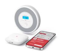 X-Sense Detector de Humo y monóxido de Carbono, Alarma de Voz y localización, 2 en 1 con estación Base SBS50, XP0A-MR11, 1 Unidad