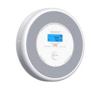 X-Sense - Detector de humo y monóxido de carbono conectado con función de alerta de voz en francés, detector de humo Wi-FI compatible con X-Sense Home Security App, XP0A-iR, paquete de 1