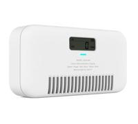 X-Sense Detector de monóxido de carbono, alarma de monóxido de carbono de 10 años de vida útil, alarma de CO portátil con pantalla digital, batería reemplazable, memoria de valor máximo, XC0M-SR