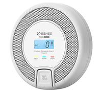 X-Sense Detector de Monóxido de Carbono con Alarma y Pantalla Digital, Alarma de CO con Batería Reemplazable, Cumple con el Estándar EN50291, CO03D