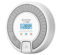 X-Sense Detector de monóxido de Carbono con Pantalla Digital, Detector de Alarma de CO reemplazable, Cumple con la Norma EN 50291, CO03D