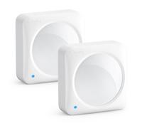 X-Sense Detector de Movimiento para Interiores, Kit de Seguridad AS05/08/12 Accesorio con Batería Reemplazable, la App Requiere estación Base, Montaje en Esquina y Pared, Modelo SMS0A, 2 Unidades