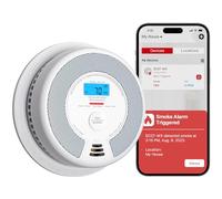 X-Sense Detector de Humo y monóxido de Carbono Wi-Fi con batería reemplazable, Detector Combinado Inteligente Compatible con la aplicación X-Sense Home Security, SC07-WX, 1-Pack