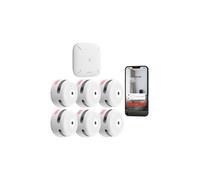 X-SENSE FOC-956 FS61 Set mit 6 intelligenten Meldern + 1 Hub zur Kommunikation von X-Sense