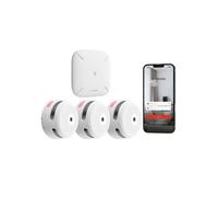 X-SENSE FS31 Autonomes X-Sense-Branderkennungsset - enthält 3 Rauchmelder XS01-M und Hub SBS50 - Verbindung mit HUB
