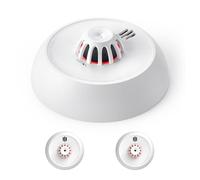 X-Sense Standalone XH02 - Detector de calor (batería de 10 años, 2 unidades | Detección rápida del calor, ideal para cocinas, indicador LED y botón de prueba/silencio