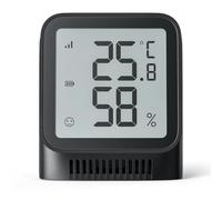 X-Sense Termómetro Interior Conectado Higrómetro, Compatible con Alexa, Sensor Pequeño con Pantalla LCD, Control Inteligente de Temperatura y Humedad Distancia, Estación SBS50 No Incluida, STH0A-1
